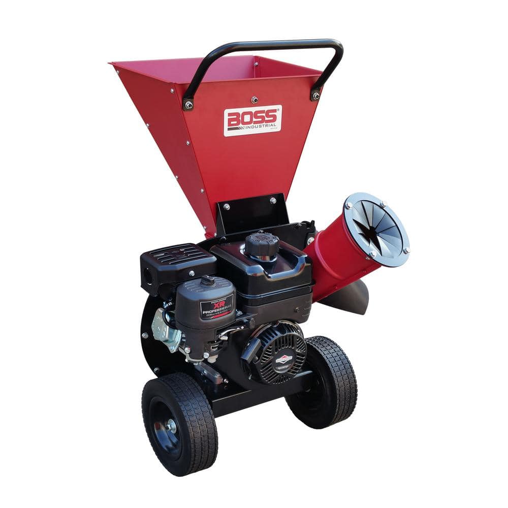 Boss Industrial 3 in. 6.5 HP (208 cc) Gas Powered Wood Chipper Shredder