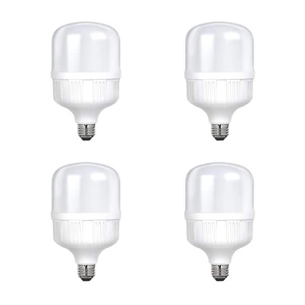 Feit Electric 300-Watt Equivalent Oversized LED High Lumen Daylight (5000K) HID Utility LED Light Bulb (4-Pack)