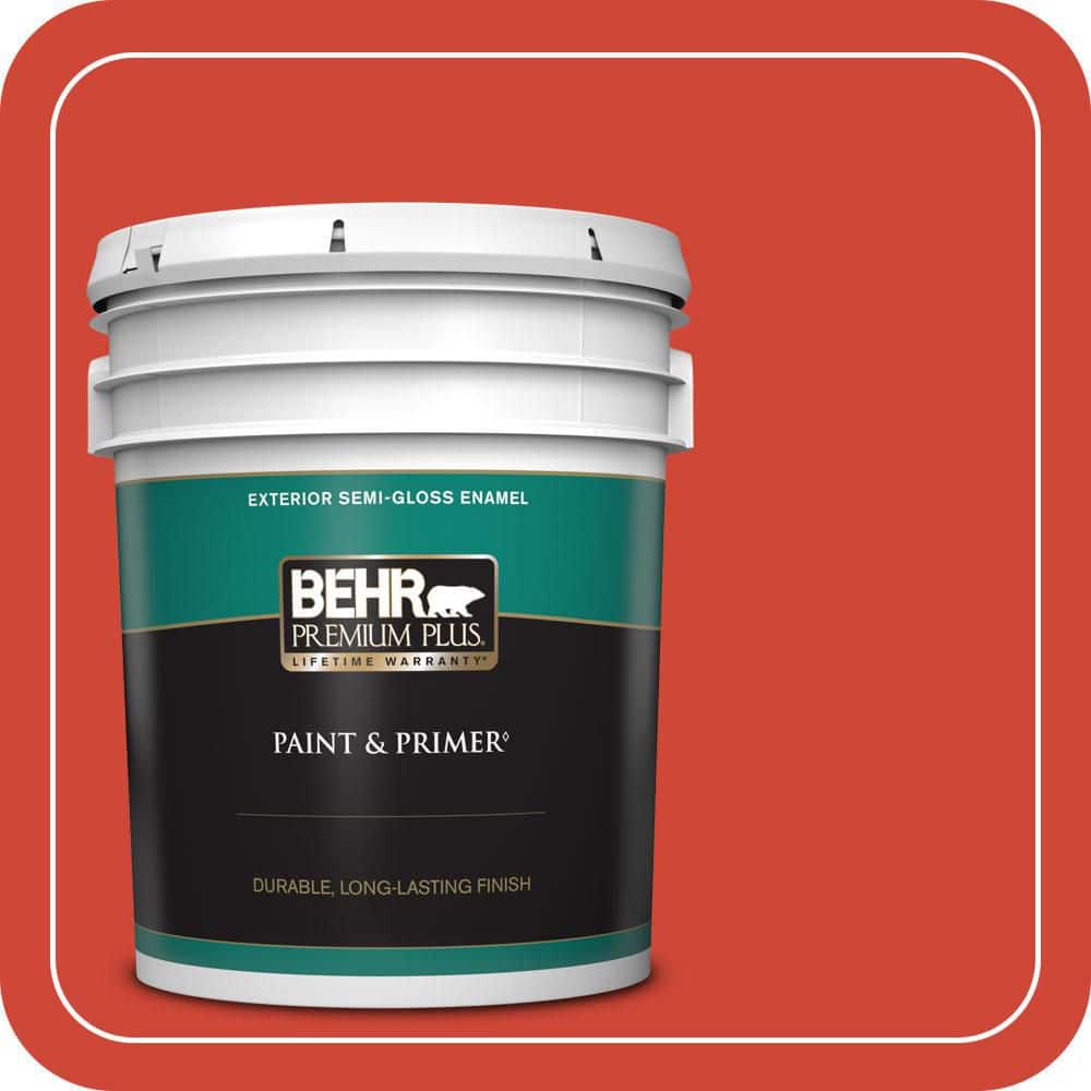 5 gal. #180B-7 Chili Pepper Semi-Gloss Enamel Exterior Paint & Primer price history on PriceWatchPro