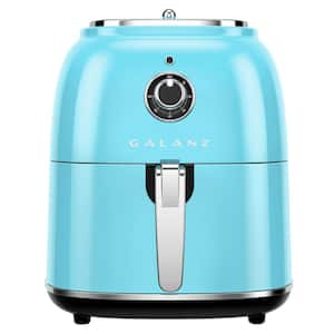 4.8 qt. Blue Electric Air Fryer Retro