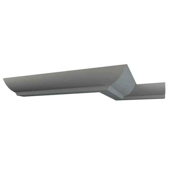 Ekena Millwork Benjamin 7 in. D x 3.125 in. W x 12 in. L Polyurethane Crown Moulding Sample