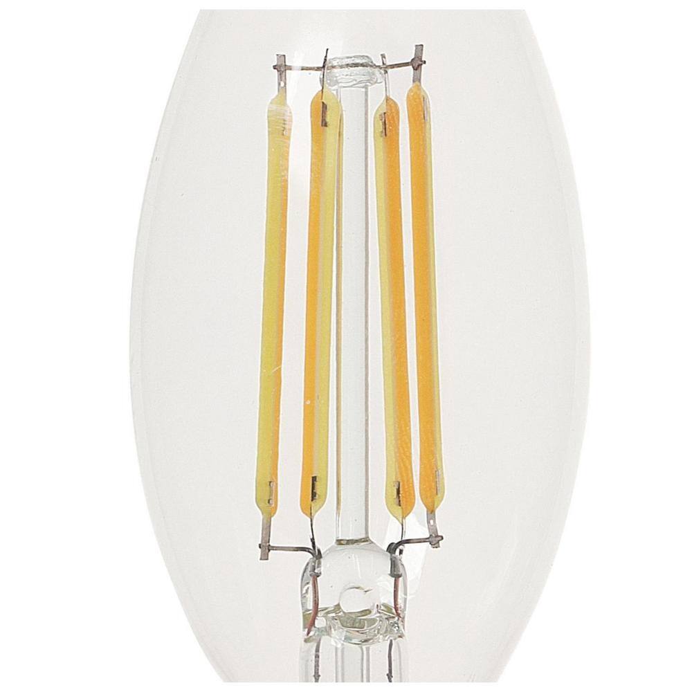 Clear Dimmable LED Candelabra Bulbs, 6-Pack, 2700K