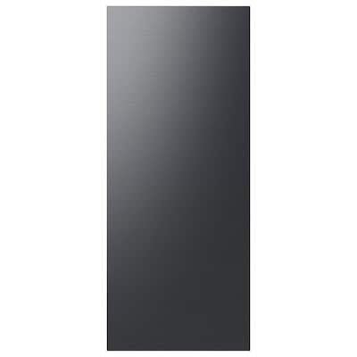 Bespoke Top Panel in Matte Black Steel for 3-Door French Door Refrigerator