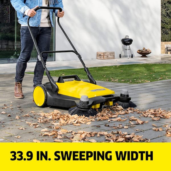 Karcher S 6 Twin Outdoor Hand Push Walk-Behind Floor Sweeper - 10