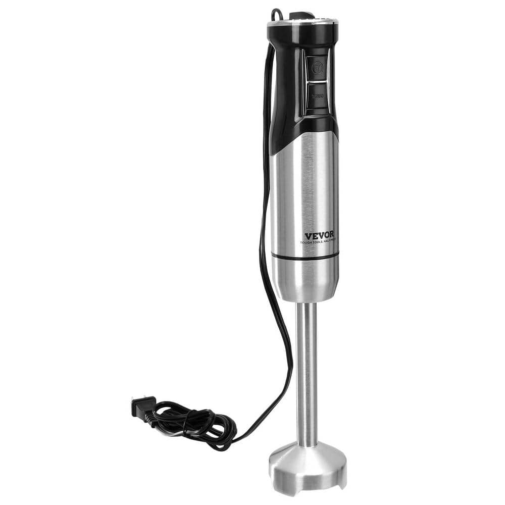 Ovente Electric Cordless Immersion Hand Blender 200 Watt 8-Mixing Speed  with Stainless Steel Blades, Heavy