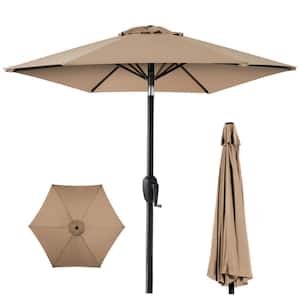 buy 7.5 ft patio umbrella ABCCANOPY 7.5-ft Steel Gray Push-button Tilt Market Polyester one_size easy to install Color:ORANGE Osprey Packs Talon 44 1420D03