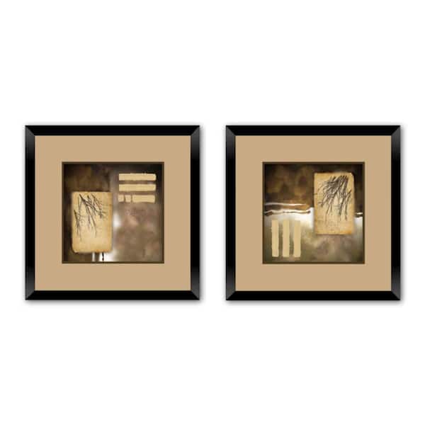 PTM Images 18 in. x 18 in. "Fall Frenzy" Double-Matted Framed Wall Art (Set of 2)