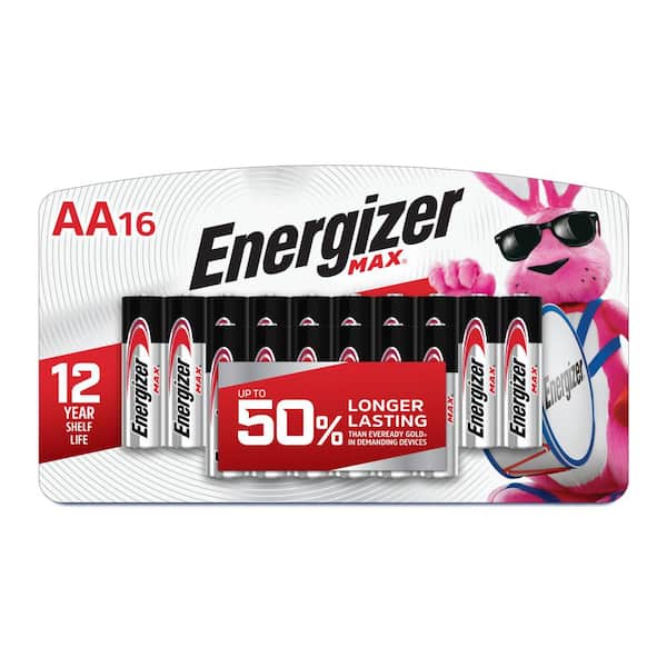 Energizer Energizer MAX AA Batteries (16-Pack), Double A Alkaline Batteries