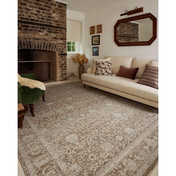 Loloi Chris Love Julia Ida Bark / Multi 9 ft. 3 in. x 13 ft. 10 in