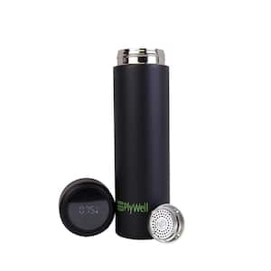 38 oz. Stainless Steel Insulated Thermal Bottle with Lid in Dark