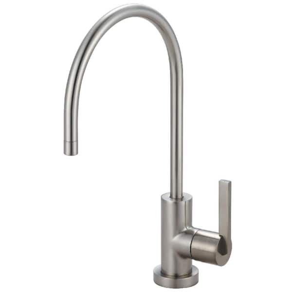 Continental 1-Handle Water Dispenser Faucet for Water Filtration System in Brushed Nickel