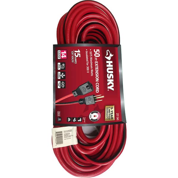 mi…f Reviews for Husky 50 ft. 14/3 Medium Duty Indoor/Outdoor Extension