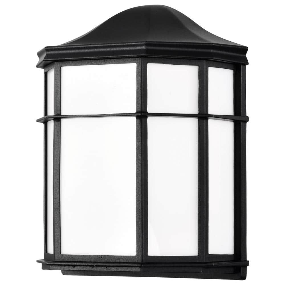 Black Aluminum Dimmable LED Outdoor Lantern