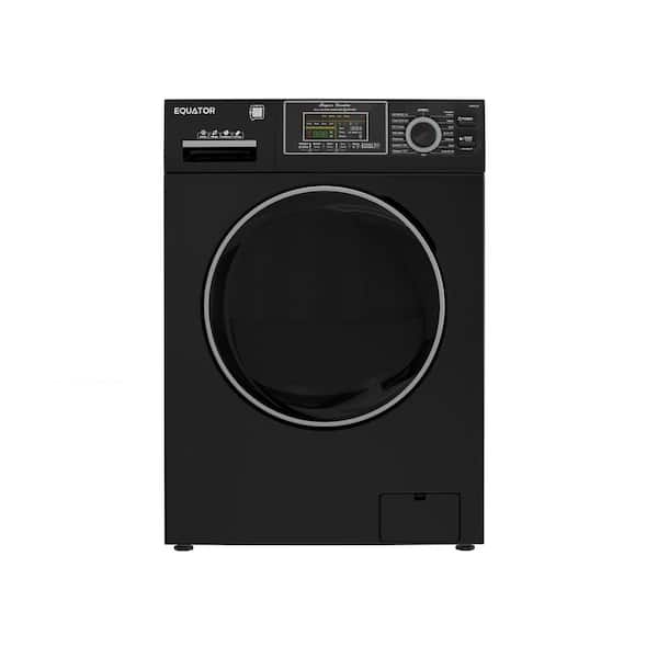 2.47 cu. ft. Electric All-in-One Washer Dryer Combo in Black with 1400 RPM, 110V and 26 lbs. Capacity