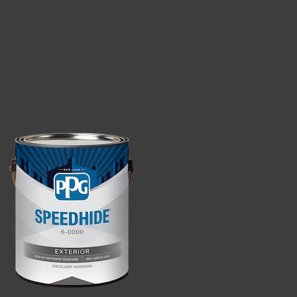 SPEEDHIDE 1 gal. PPG0995-7 Starless Sky Satin Exterior Paint