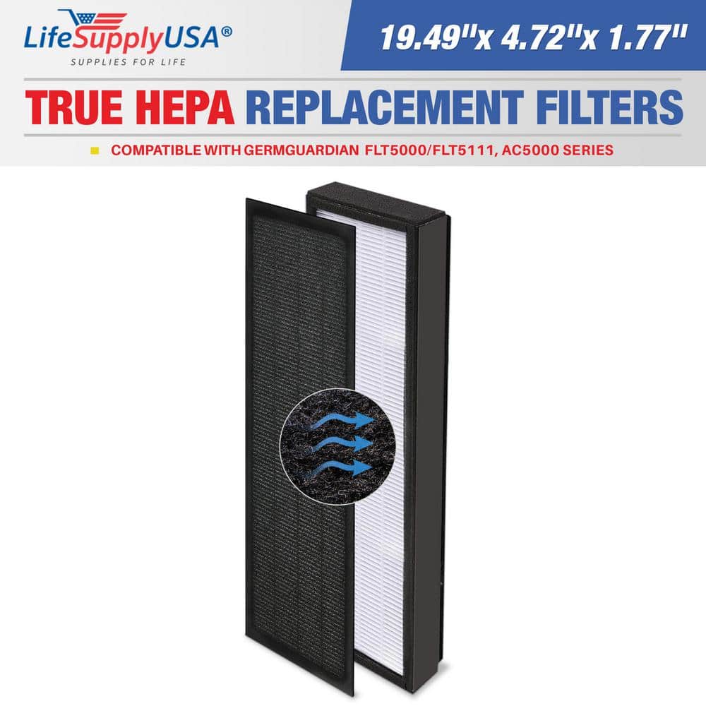 True HEPA Replacement Filter Fits GermGuardian FLT5250PT 5000/5111, PureGuardian AP2800CA Air Purifiers price history on PriceWatchPro