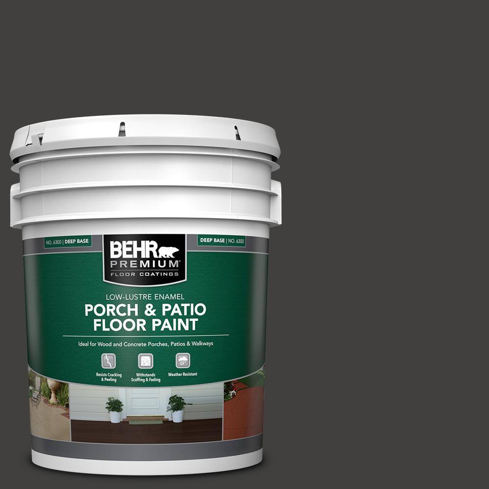 5 gal. #N510-7 Blackout Low-Lustre Enamel Interior/Exterior Porch and Patio Floor Paint price history on PriceWatchPro