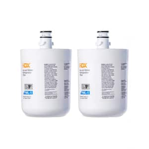 FML-1 Premium Refrigerator Water Filter Replacement Fits LG LT500P (2-Pack)