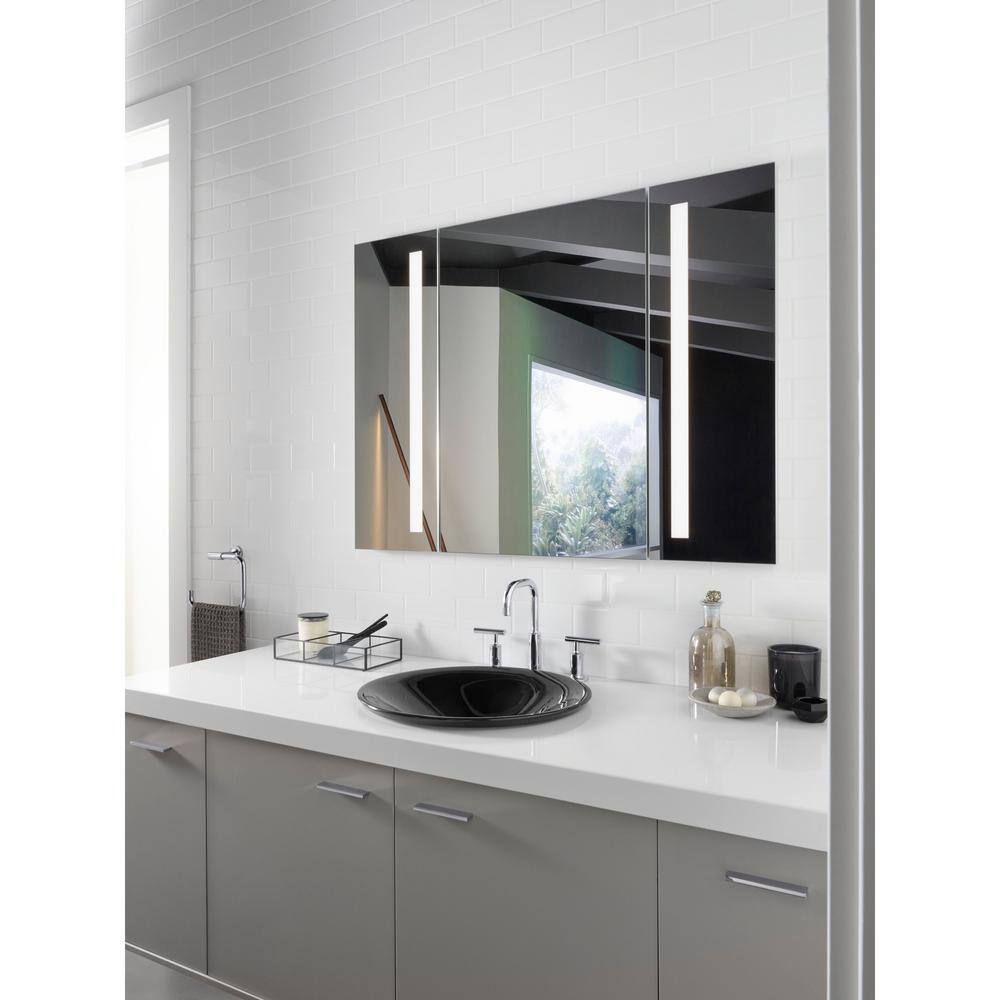 Verdera 40" Aluminum LED Lighted Medicine Cabinet