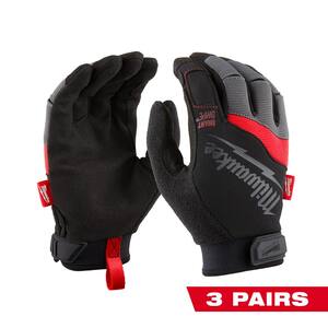 Large Performance Work Gloves (3-Pack)