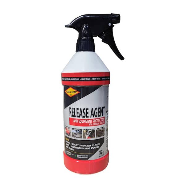 Kleen Kote 32 oz. Water Based Industrial Concrete Release and Anti-Corrosion Coating Spray Bottle