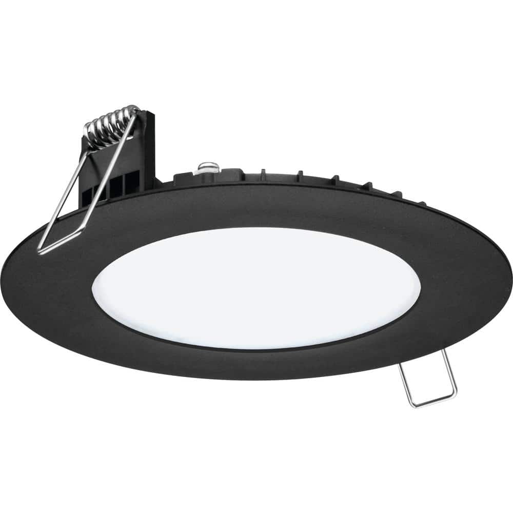 4'' Matte Black Aluminum LED Recessed Lighting Kit