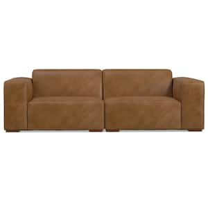 Rex 2-Seater Modular Sofa in Genuine Leather