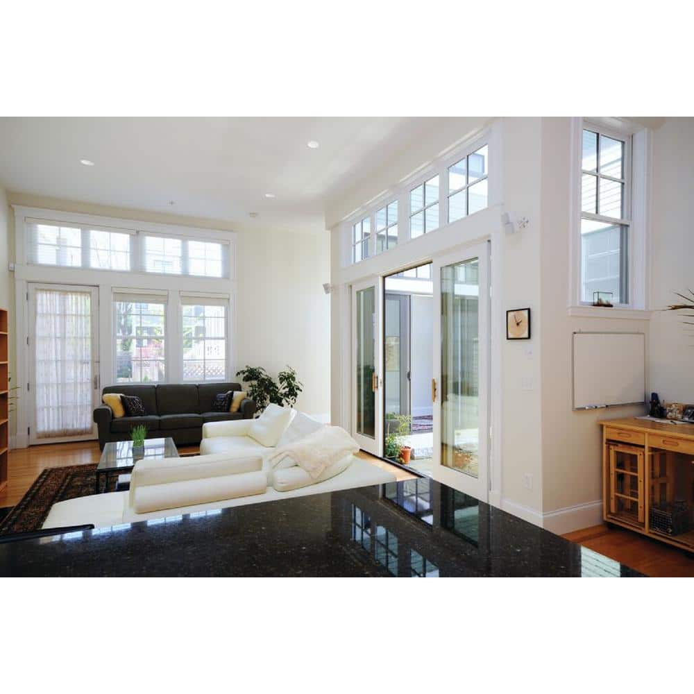 6-Inch White Aluminum LED Recessed Light Trim
