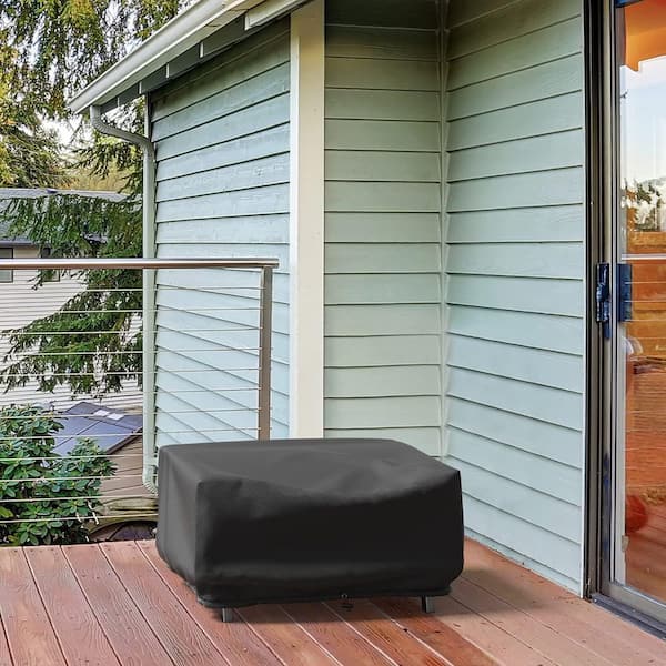 24 in. Premium Gas Grill Cover for Small Spaces in Black