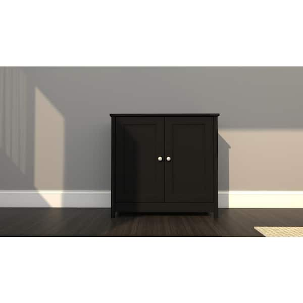 SAUDER Select Raven Oak Accent Storage Cabinet with 2-Doors 433243 - The  Home Depot