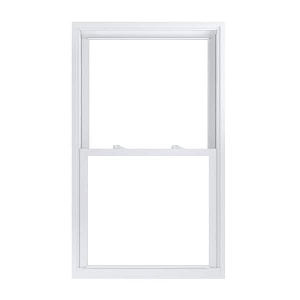 American Craftsman 31.75 in. x 53.25 in. 70 Pro Series Low-E Argon Glass Double Hung White Vinyl Replacement Window, Screen Incl