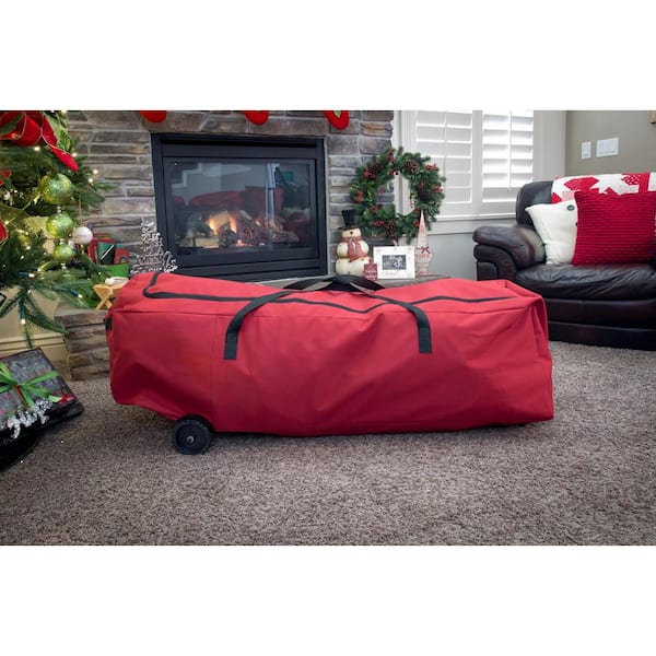 Santa's Bags 48 in. Red Multi-Use Decoration Storage Bag SB-10197-RS - The  Home Depot