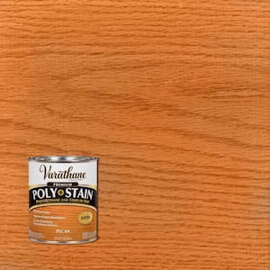 1 qt. Pecan Satin Oil-Based Interior Stain and Polyurethane (2-Pack)