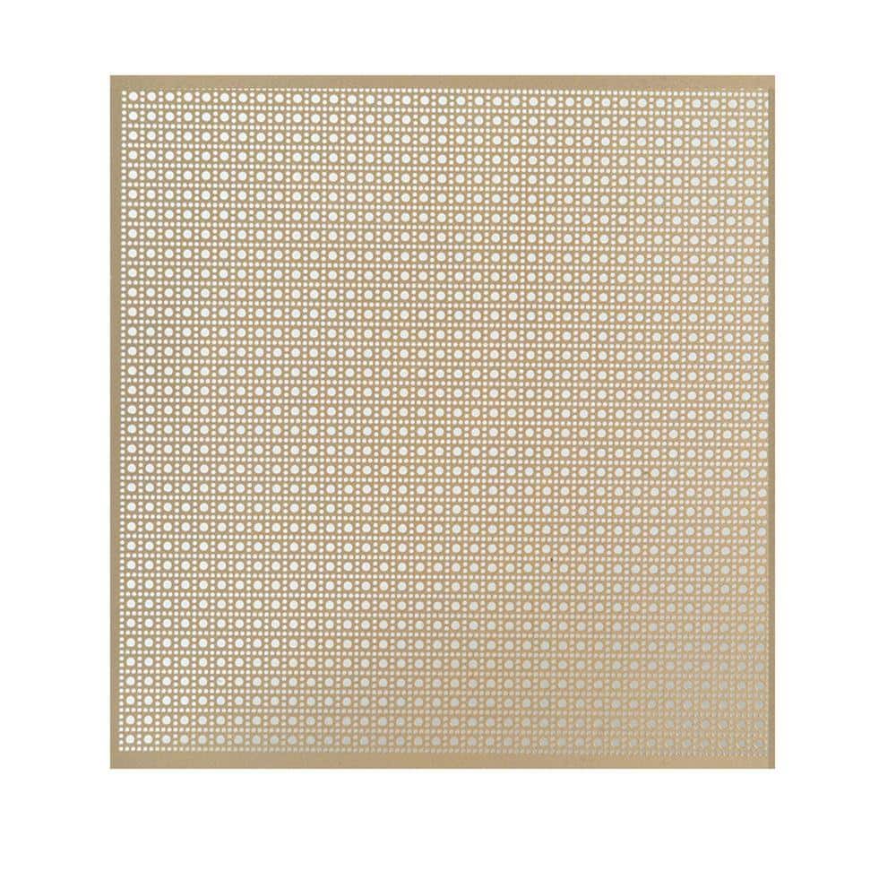 M-D Building Products 24 in. x 36 in. Lincane Aluminum Sheet in Brass 57125  - The Home Depot