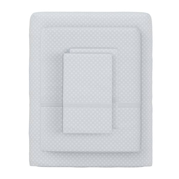 Lavish Home 3-Piece Platinum Solid 90 Thread Count Polyester Twin XL Sheet Set