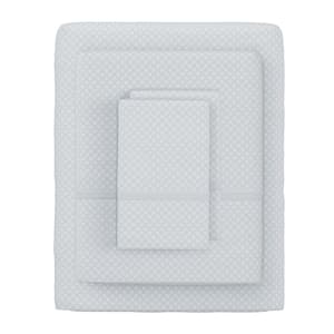 4-Piece Platinum 90-GSM 100% Polyester Full Sheet Set