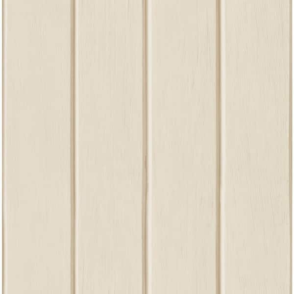 Unbranded Little Explorers 2-Beige Doga Happy Faux Wood Panel Matte Finish Non-Pasted Non-Woven Wallpaper Sample
