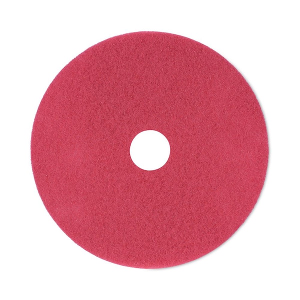 Boardwalk Buffing Floor Pads, 21 in. Dia, Red, (5-Carton)