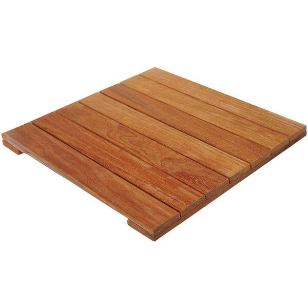 n/a 2 ft. x 2 ft. Cumaru Tropical Hardwood Deck Tile