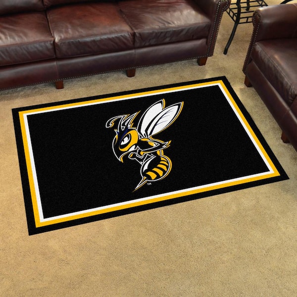 FANMATS Montana State Billings Black 3 ft. x 5 ft. Plush Area Rug 33340 -  The Home Depot