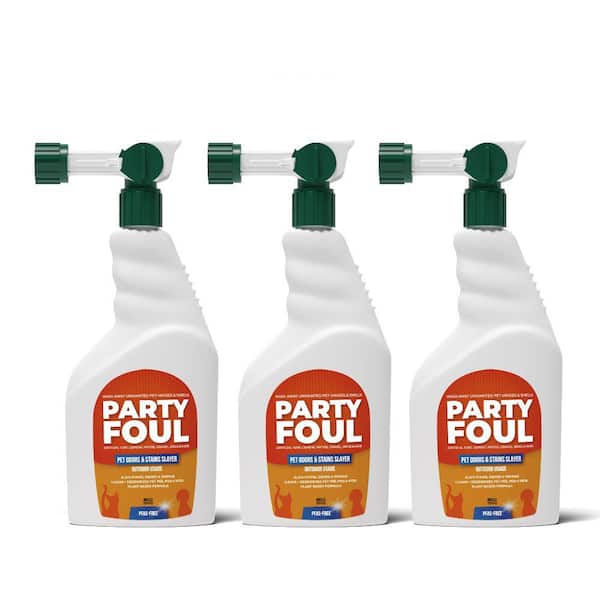 32 Oz. Outdoor Plant-Based Pet Odors and Stains Slayer (3-Pack)