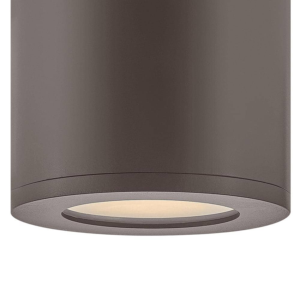 Brissia Frosted Cylinder Outdoor Flush Mount