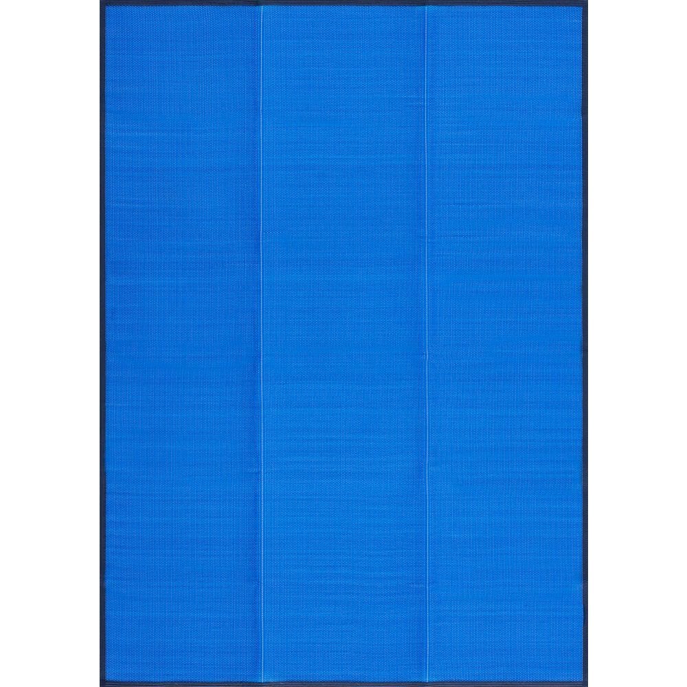 Luna Blue 5 ft. x 7 ft. Solid Indoor/Outdoor Area Rug price history on PriceWatchPro
