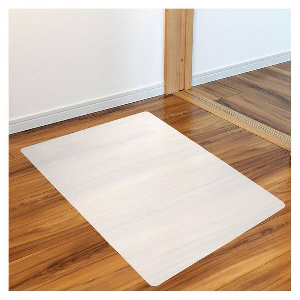 HOMBYS Chair mat for Hard Floor,35 x 47 inches,Anti-Slip,Non-Toxic,Transparent PVC Material,Not for Carpet,Office Chair mat for Hardwood Floors 