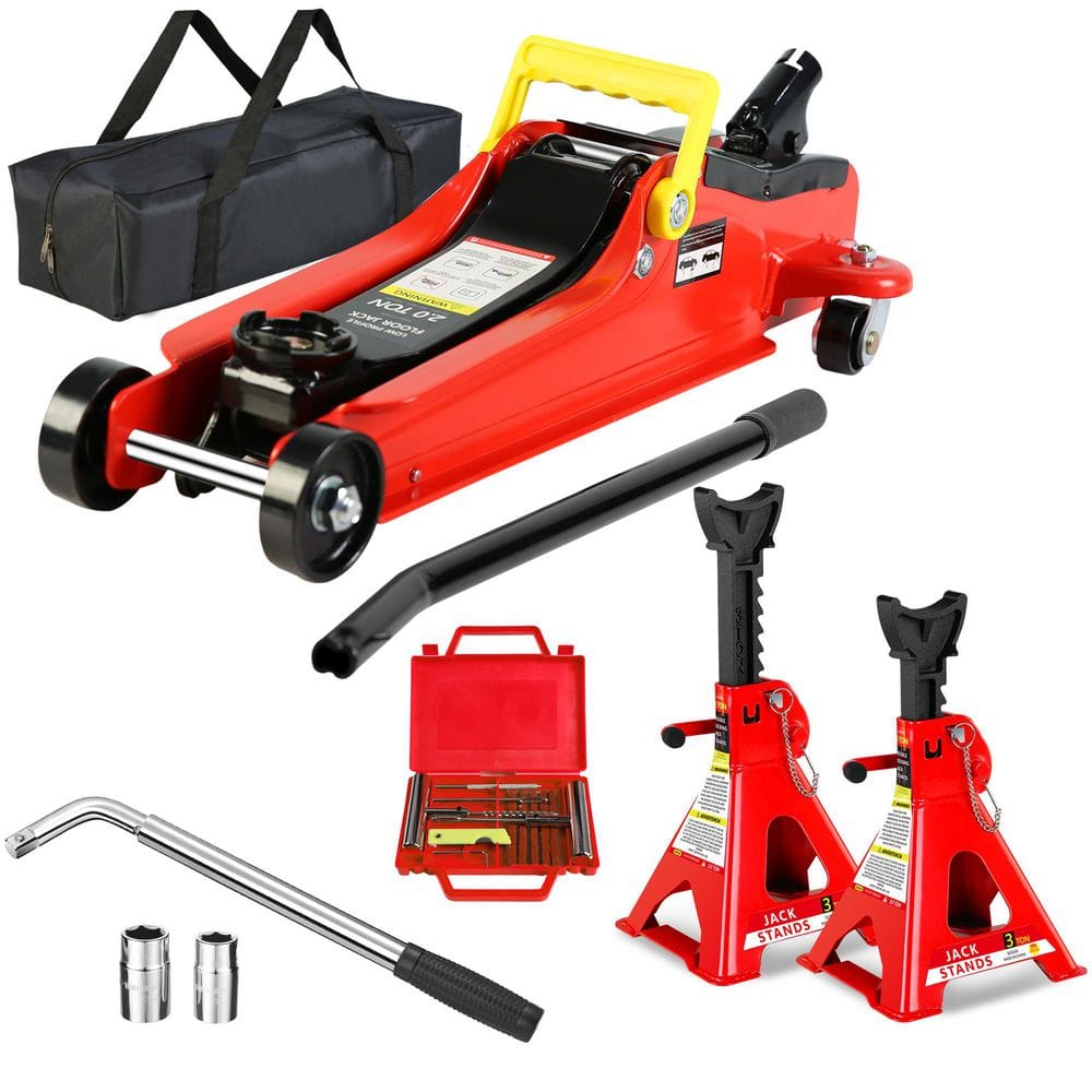 2-Ton Low Profile Steel Racing Floor Jack with Single Piston Quick Lift Pump price history on PriceWatchPro