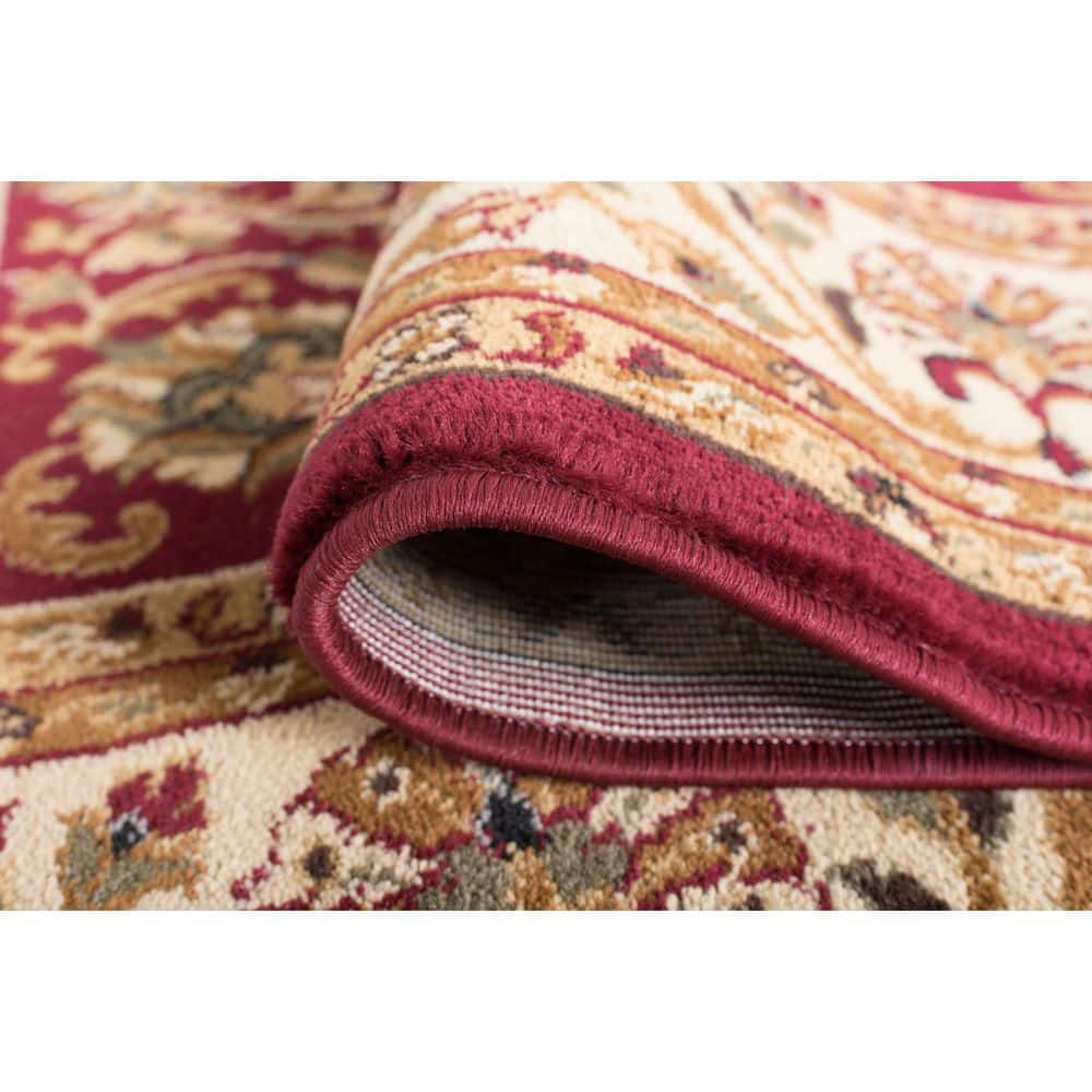 Sensation Border Red 9 ft. x 12 ft. Indoor Area Rug - thumbnail 6