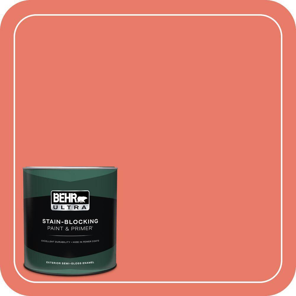 1 qt. #P180-5 Watermelon Slice Semi-Gloss Enamel Exterior Paint & Primer price history on PriceWatchPro
