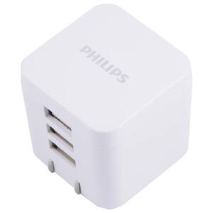 Pack De 3 Prises USB 5V/1A - Charge Rapide Et Sûre Pour Smartphone, Tablette, Montre Et Plus (Noir)