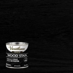 8 oz. Jet Black Premium Fast Dry Interior Wood Stain (Case of 4)