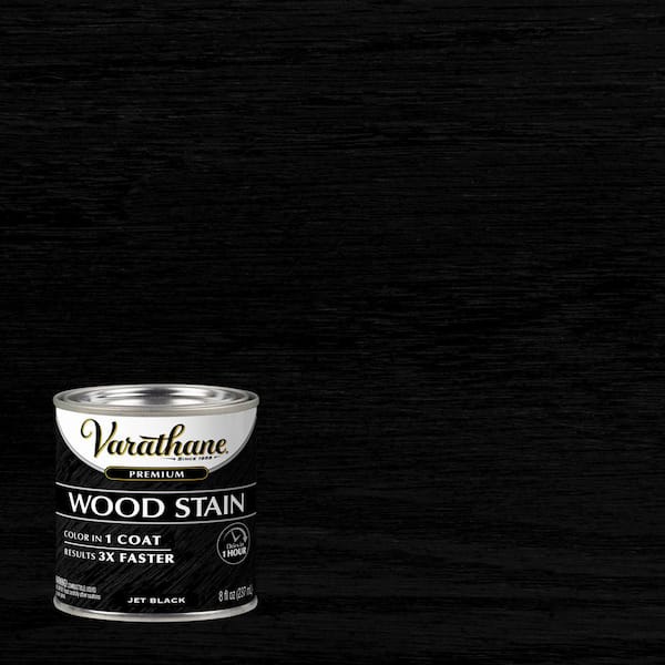 Varathane 8 oz. Jet Black Premium Fast Dry Interior Wood Stain (Case of 4)